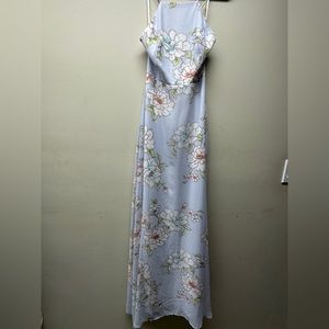 Lulus Maxi Dress - apron neckline with adjustable crisscross straps